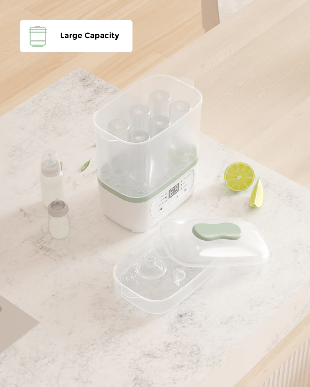 Esterilizador a vapor de biberones 8 en 1 - Image 3