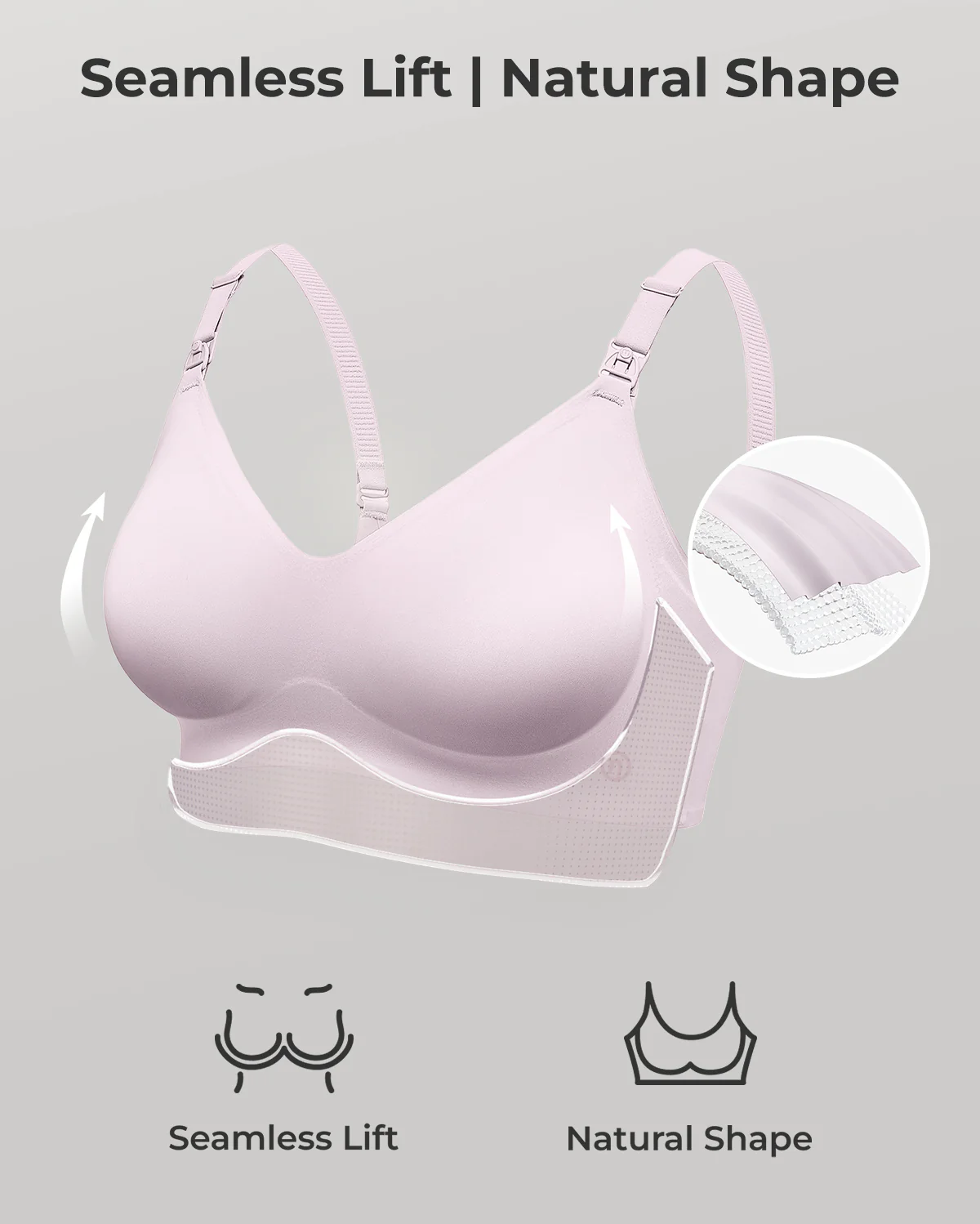 SMOOTH - Sujetador de lactancia ultrasuave y omni-YN21 - Image 93