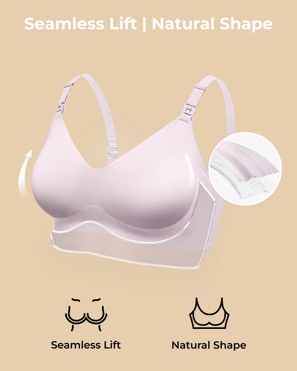 SMOOTH - Sujetador de lactancia ultrasuave y omni-YN21 - Image 79