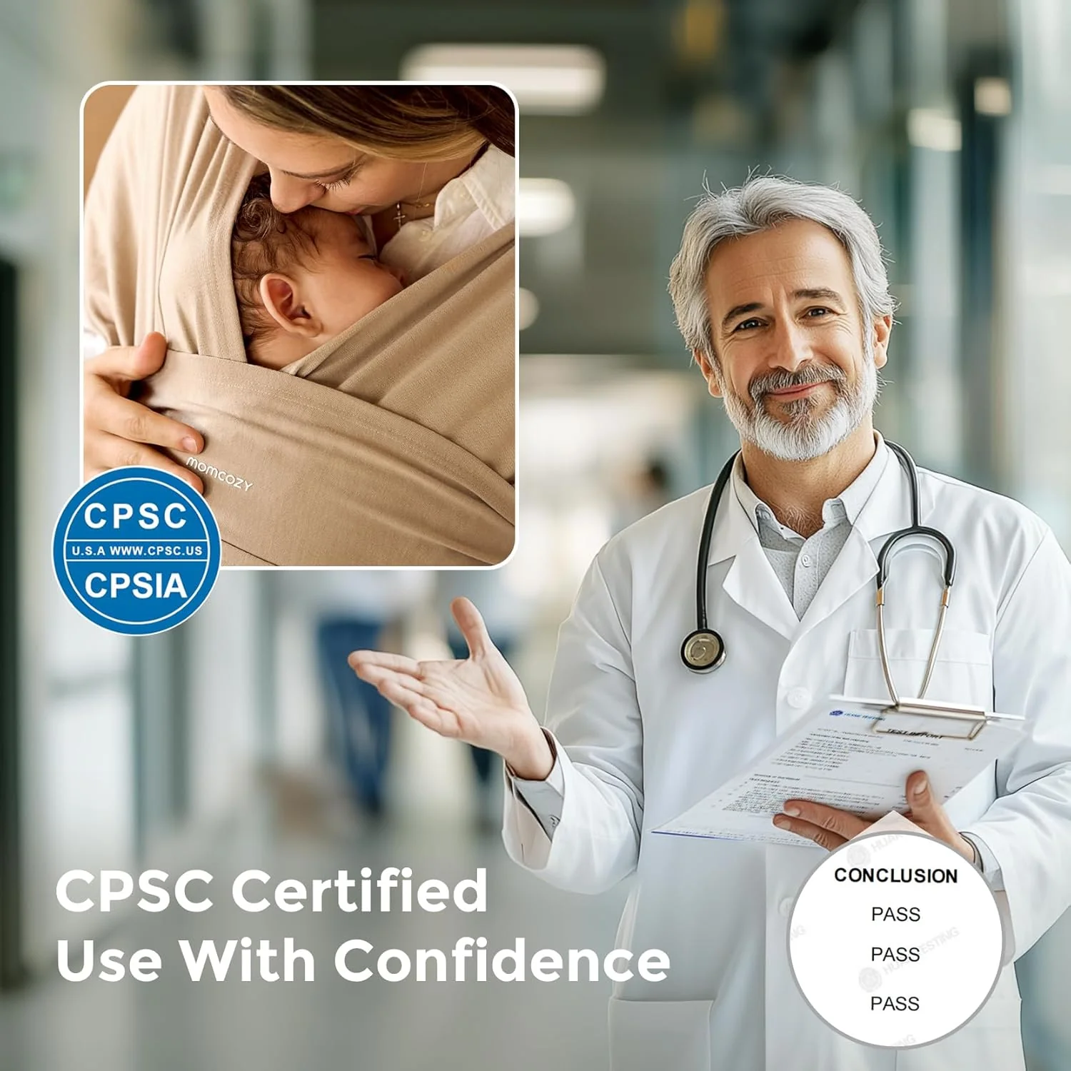 Fácil de llevar con las manos libres - Portabebés Wrap - Image 16