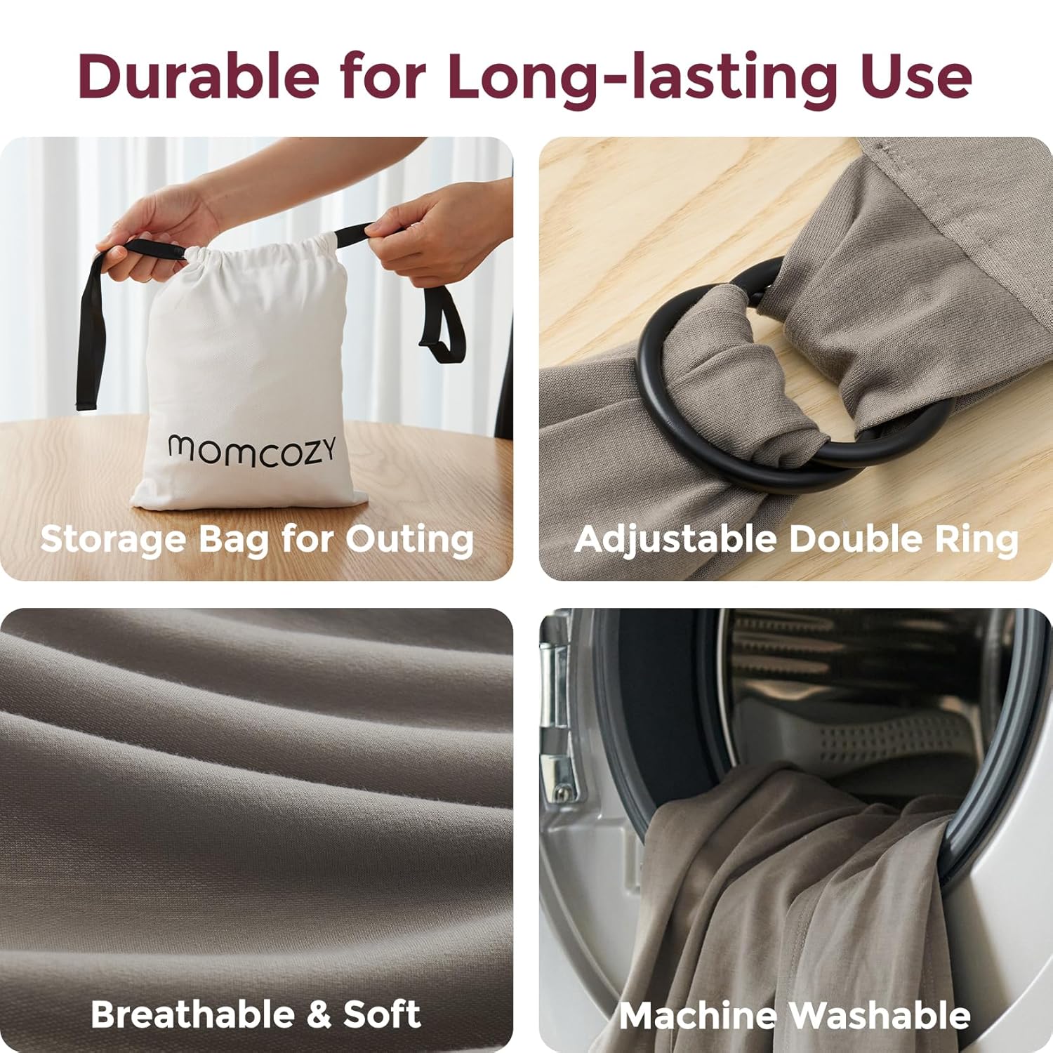 Fácil de llevar con las manos libres - Portabebés Wrap - Image 19