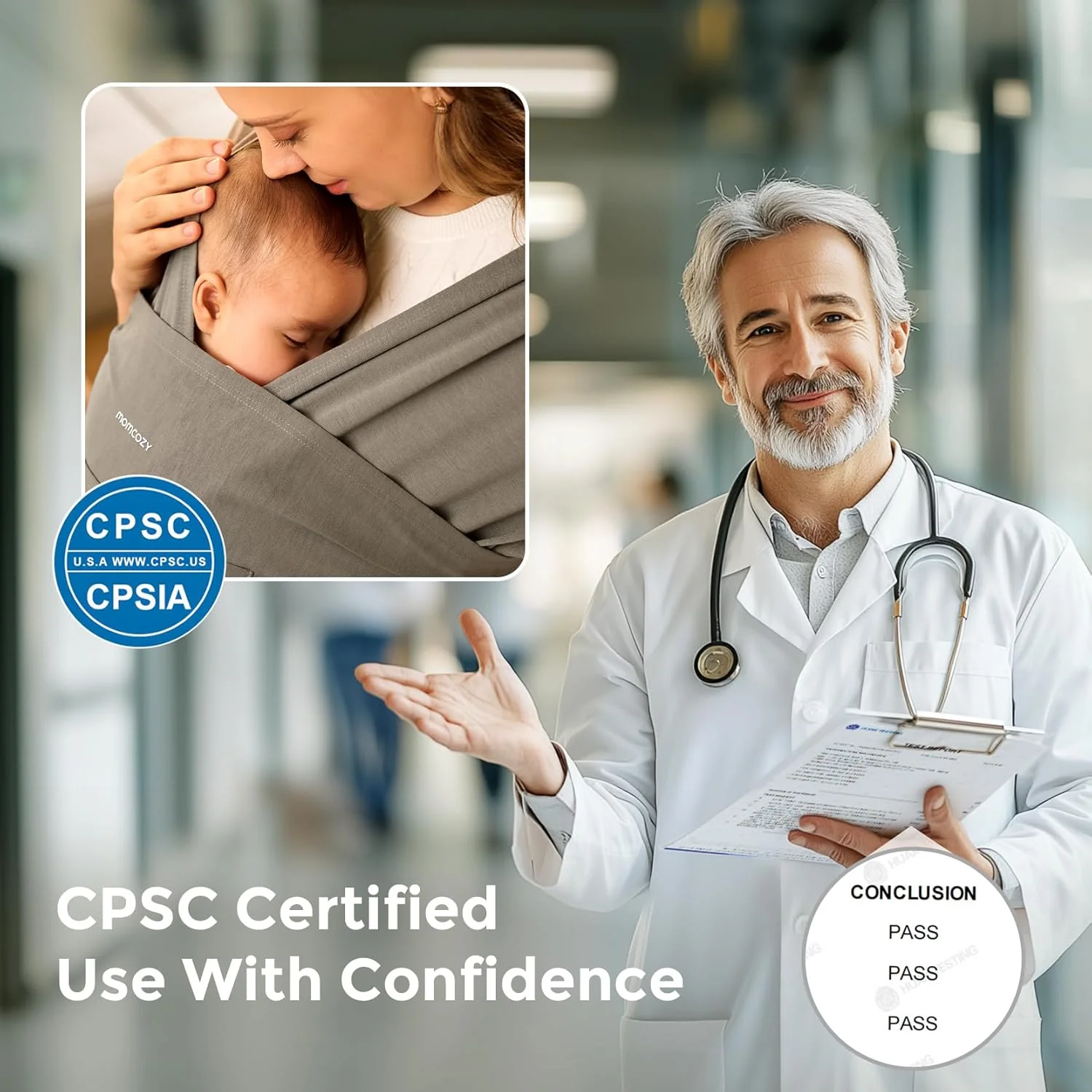 Fácil de llevar con las manos libres - Portabebés Wrap - Image 24