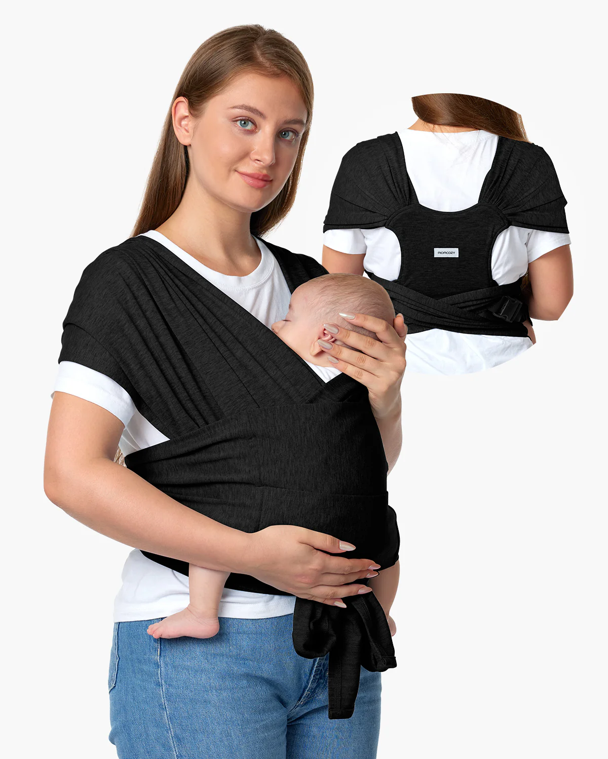 Fácil de llevar con las manos libres - Portabebés Wrap - Image 4