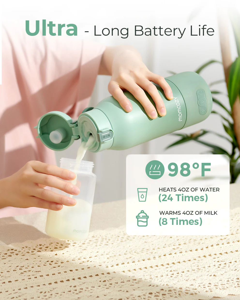 Pack M6 Calentador de Agua: Sacaleches M6 Manos Libres y Calentador de Leche Materna - Image 8