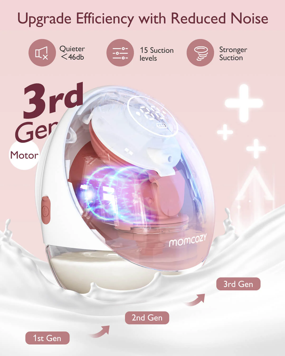 Momcozy Mobile Flow™ Sacaleches manos libres | M9 - Image 17