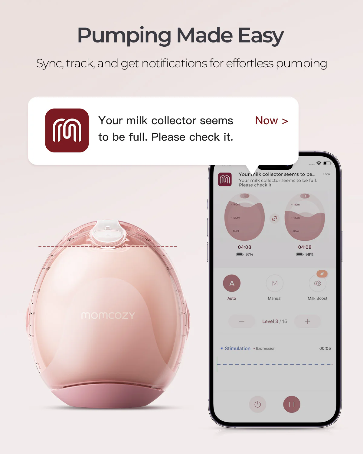 Sacaleches ultra compacto Momcozy Air 1 - Image 19