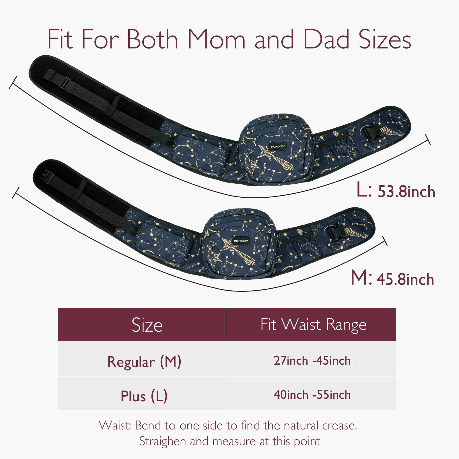 Portabebés Momcozy Wander360 con asiento en la cadera - Image 24