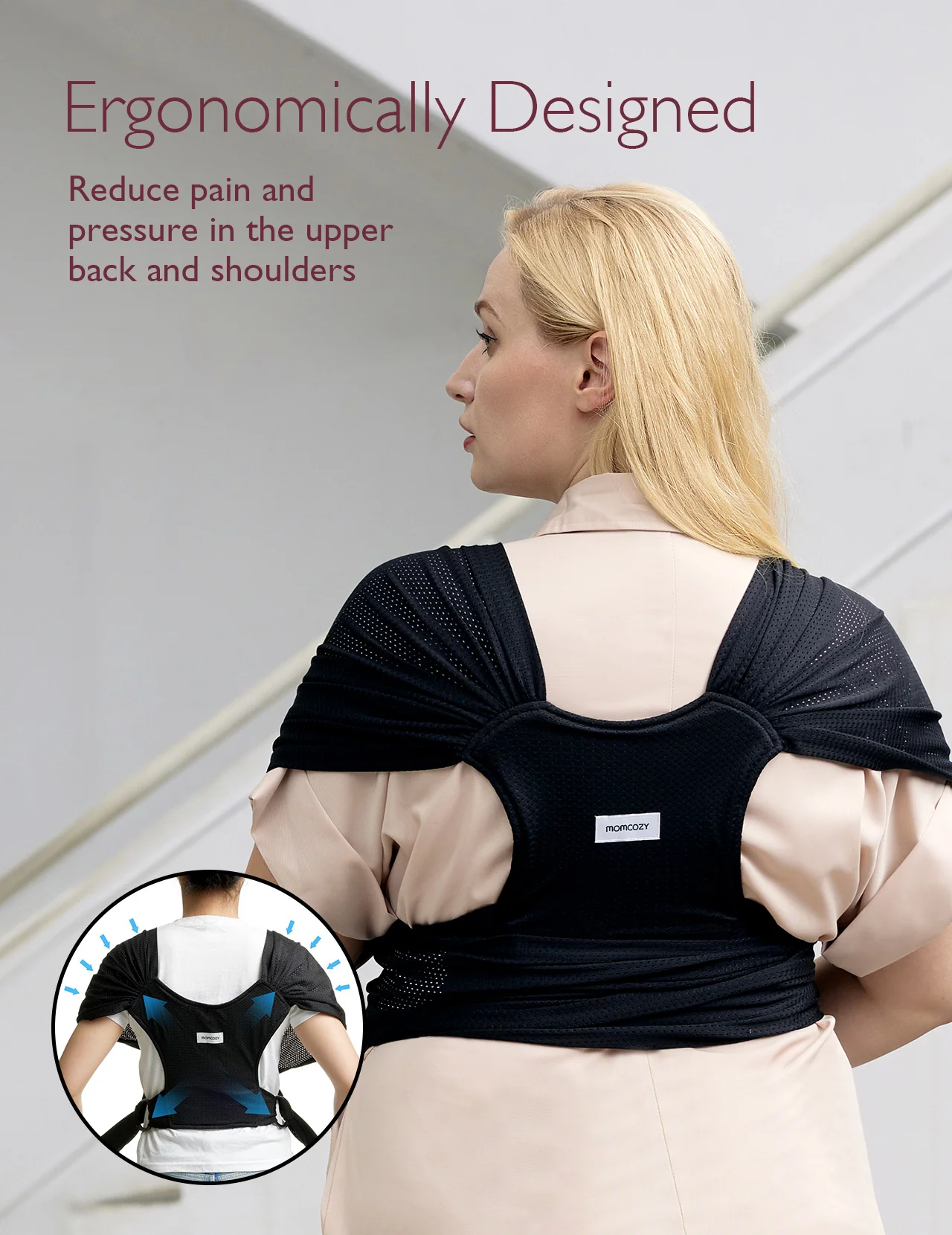 Fácil de llevar con las manos libres - Portabebés Wrap - Image 50