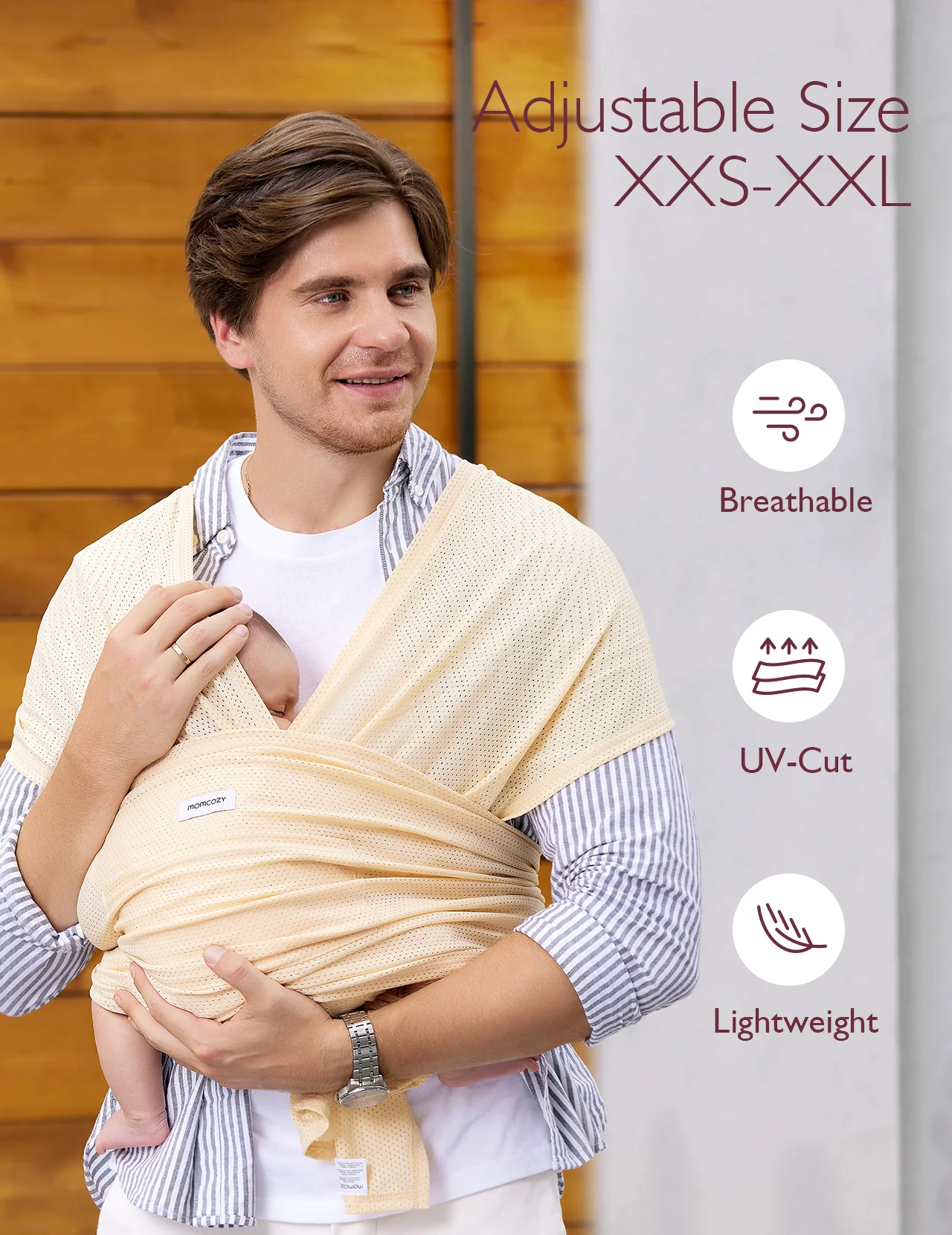 Fácil de llevar con las manos libres - Portabebés Wrap - Image 57