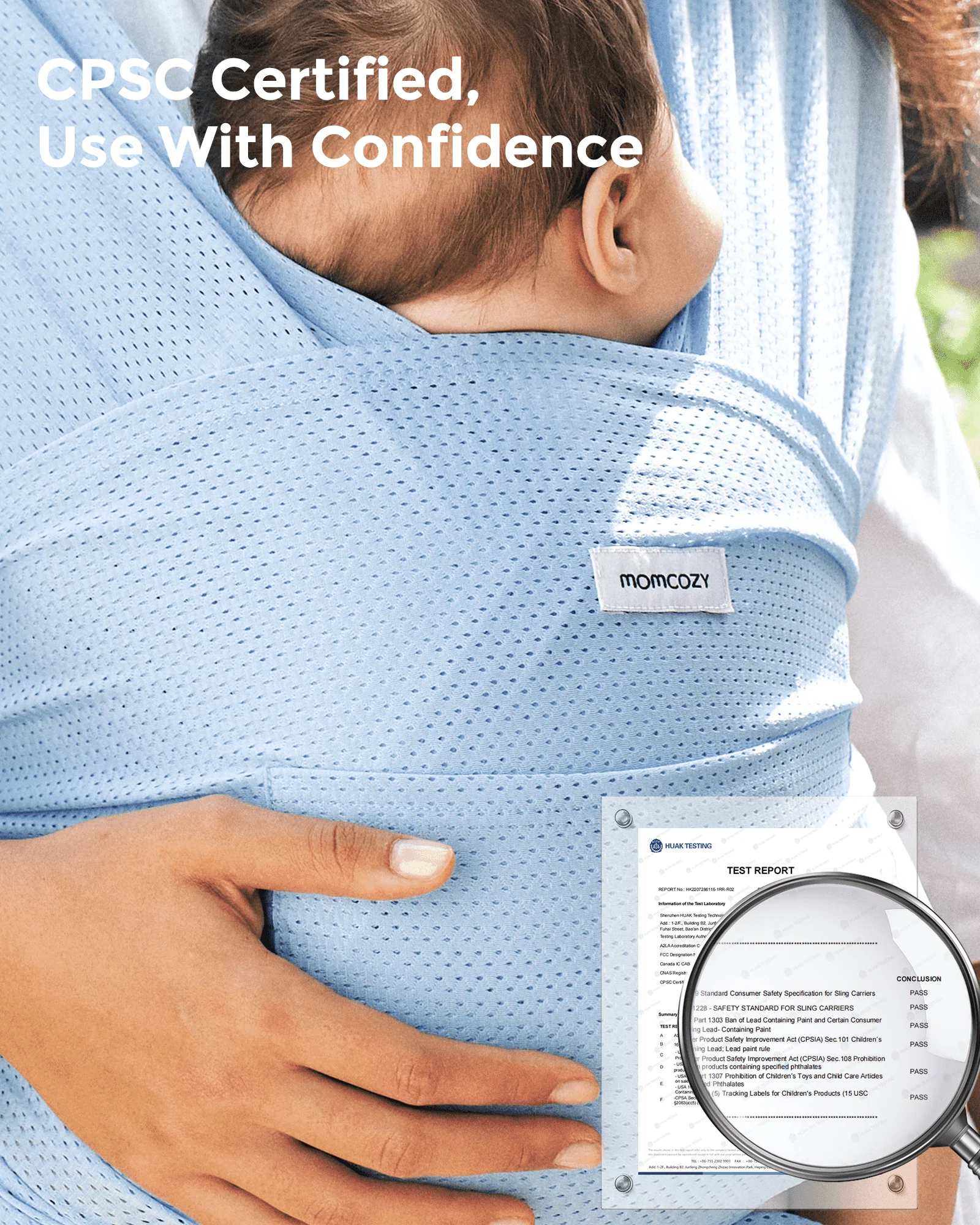 Fácil de llevar con las manos libres - Portabebés Wrap - Image 43