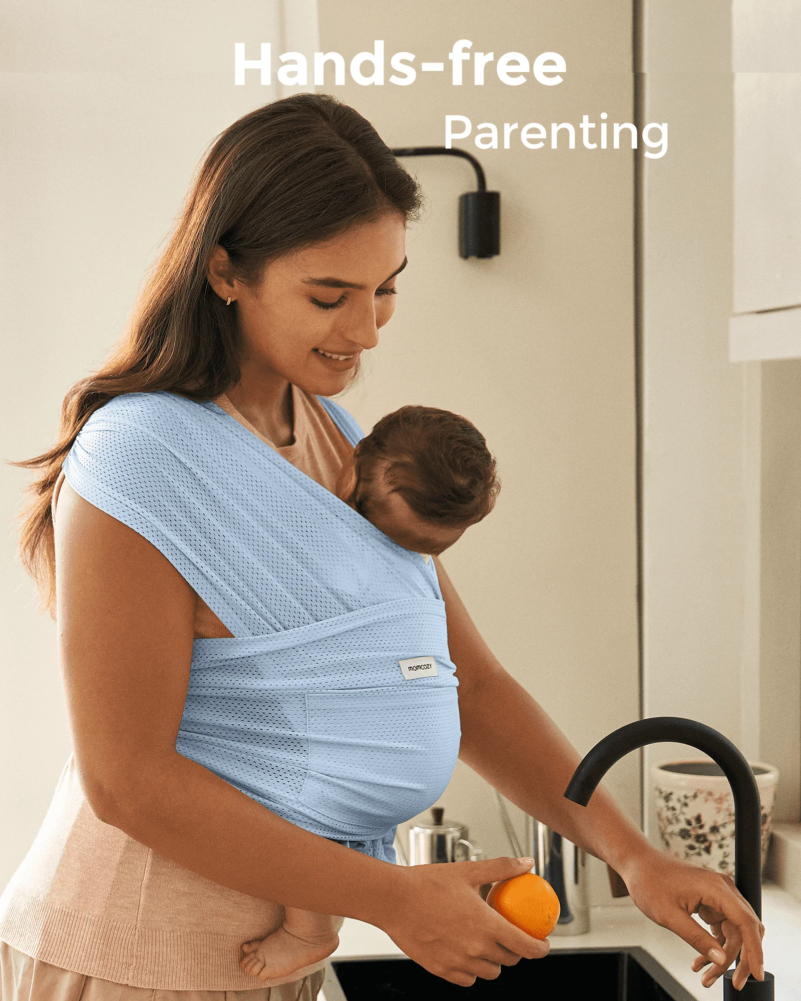 Fácil de llevar con las manos libres - Portabebés Wrap - Image 40