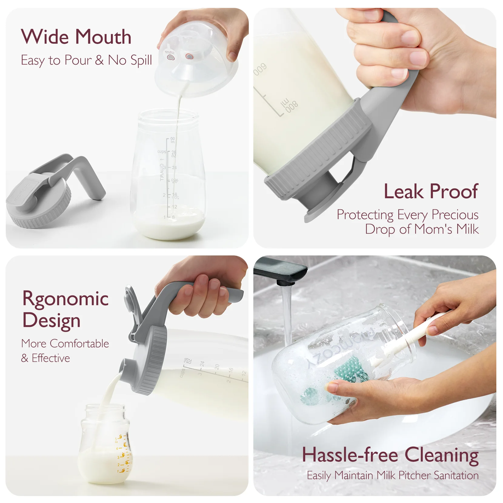 Contenedor de almacenamiento de leche materna Momcozy - Image 4