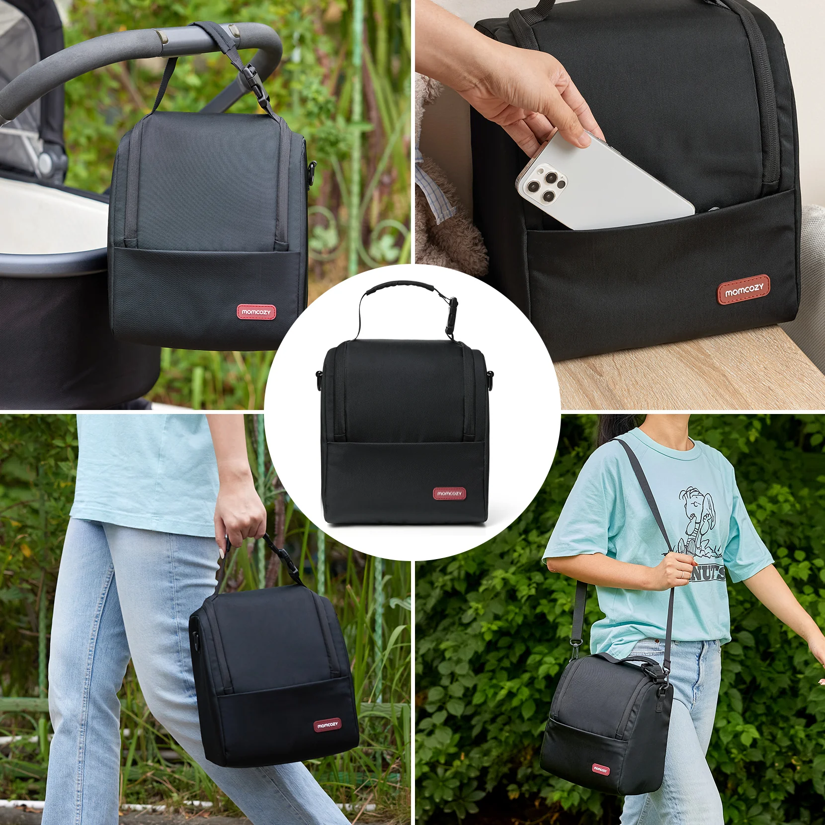 Bolsa aislante para biberones Momcozy - Image 9