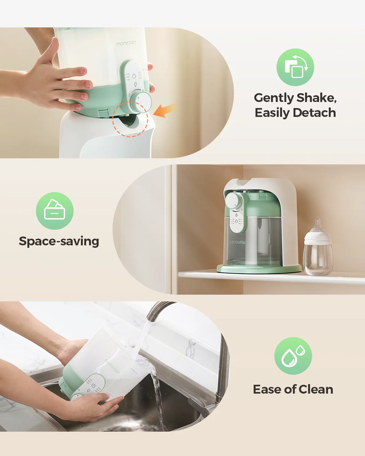 Dispensador de fórmula de leche Momcozy - Image 8