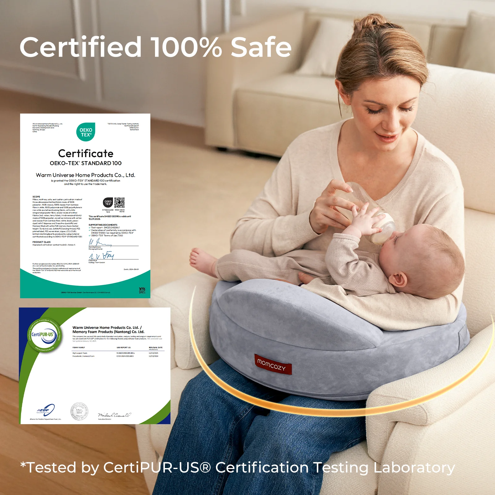 Cojín de lactancia Momcozy MaxSupport - Image 6