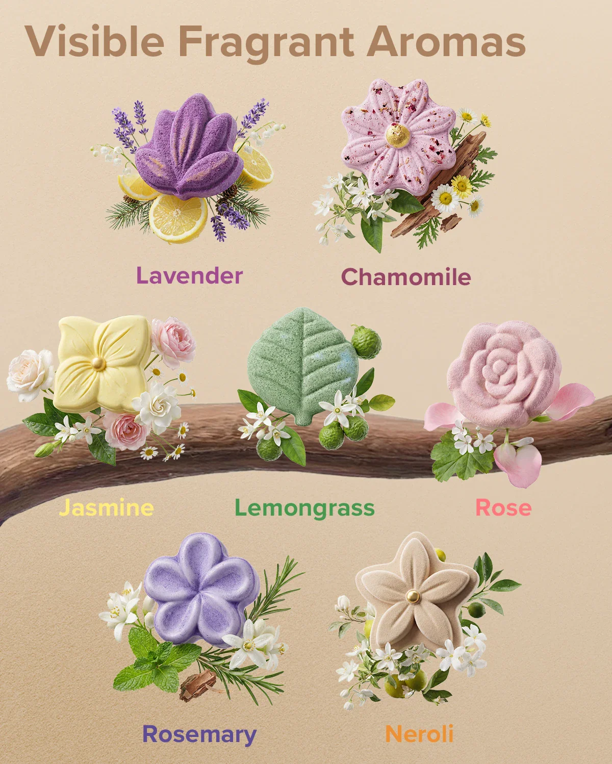 Momcozy Shower Steamers Aromatherapy 14 Pack - Image 3