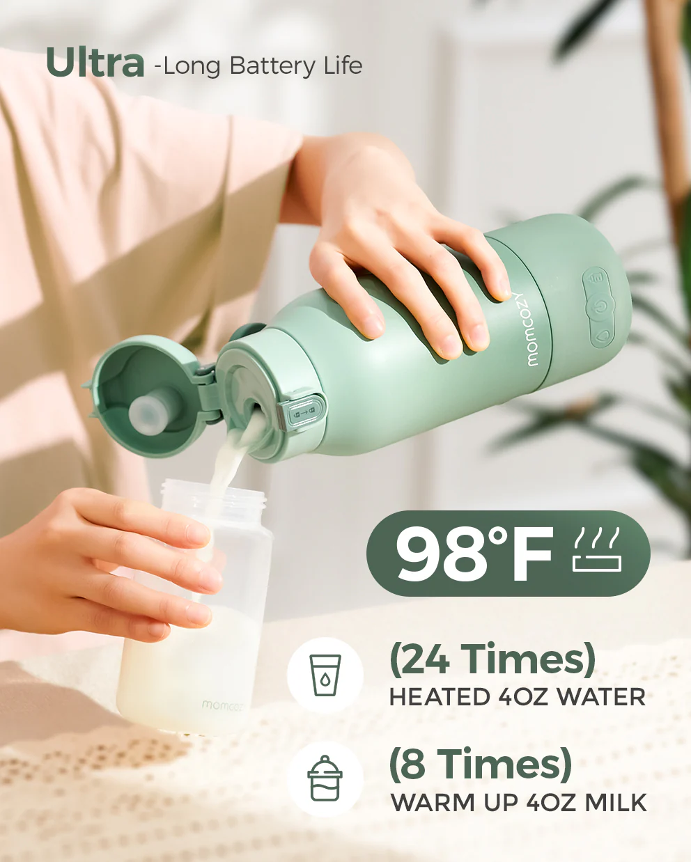 Calentador portátil ultrarrápido de leche materna y agua para viajes - Image 4