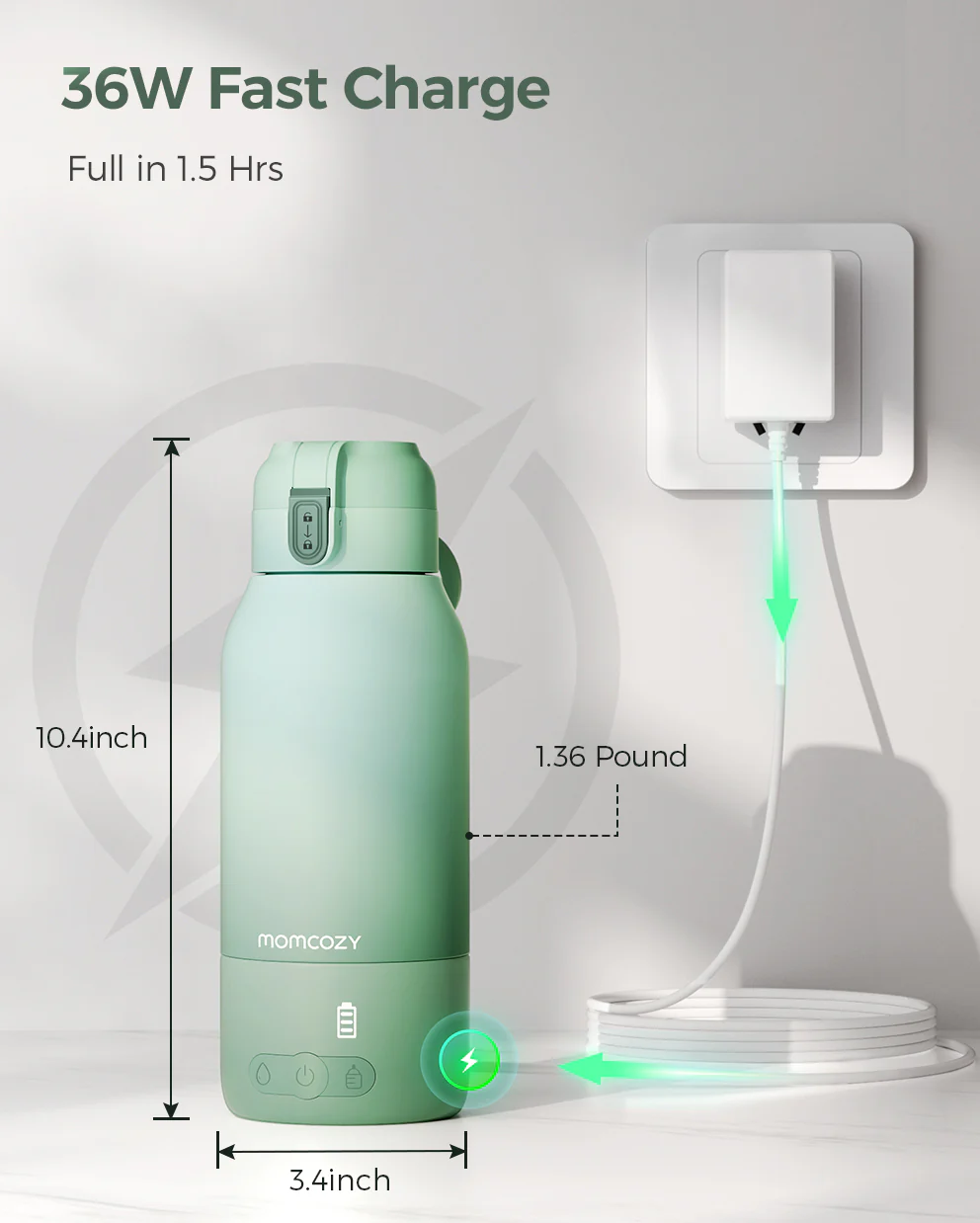 Calentador portátil ultrarrápido de leche materna y agua para viajes - Image 8