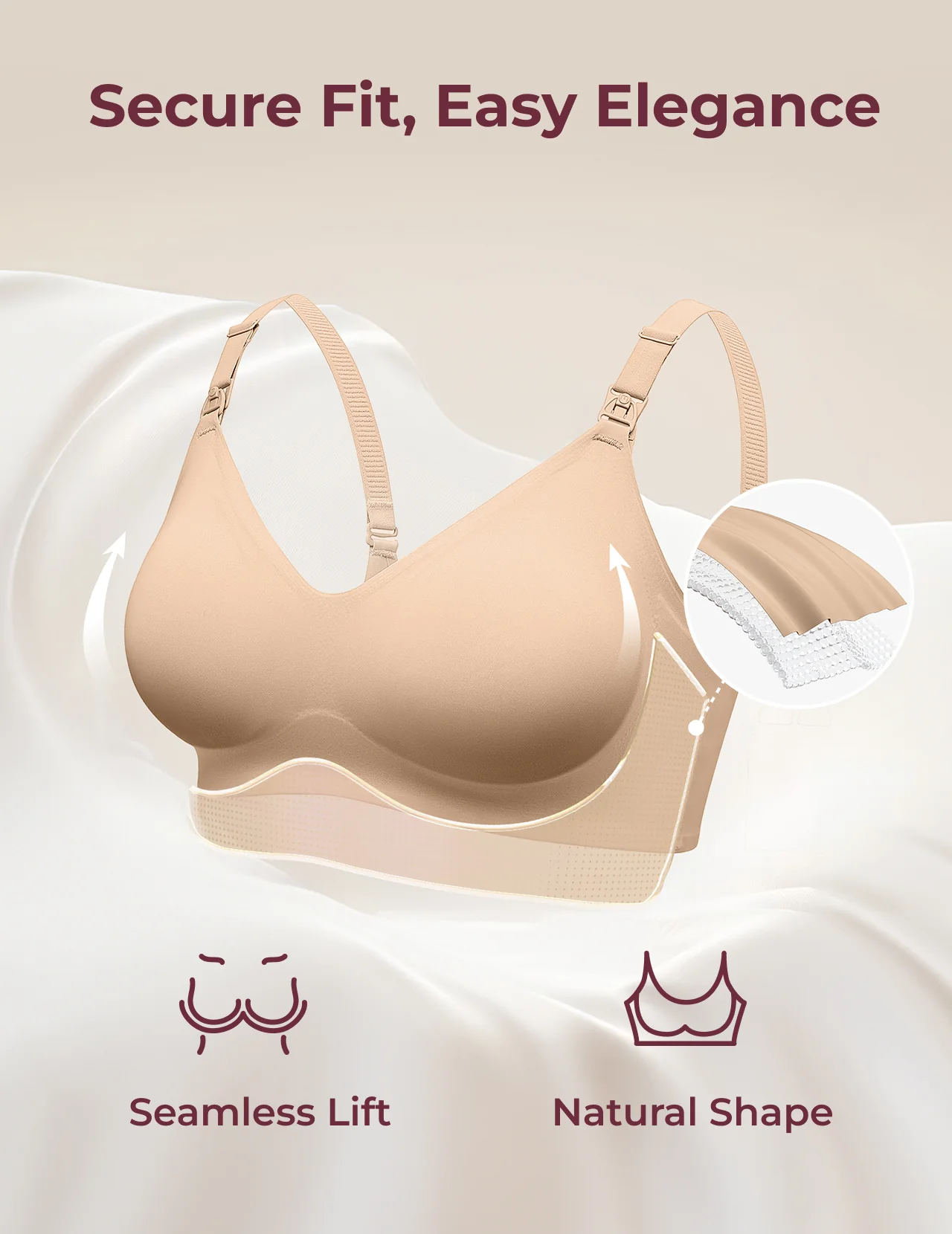 SMOOTH - Sujetador de lactancia ultrasuave y omni-YN21 - Image 51